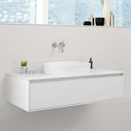 Burgbad RC40 Solitaire szafka pod umywalkę z 1 szufladą i 1 umywalką nablatową SGBI100F4500A0066