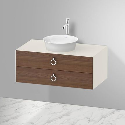 Duravit White Tulip szafka pod umywalkę nablatową z 2 szufladami WT4991077H40E00