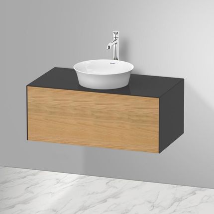 Duravit White Tulip szafka pod umywalkę nablatową z 1 szufladą WT49760H5H1