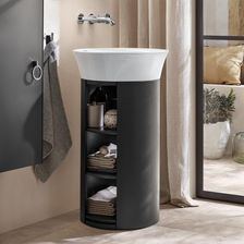 Duravit White Tulip szafka pod umywalkę z półkami po bokach WT423905858