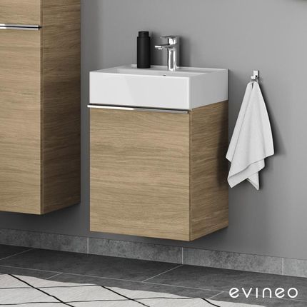 evineo ineo4 szafka pod umywalkę toaletową z 1 drzwiami z uchwytem BE0253OA