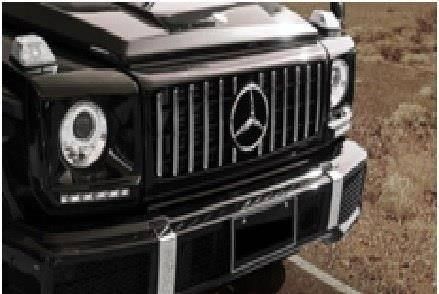 Mtuning Grill Mercedes Benz W463 G63 Look Shiny Black 90-18