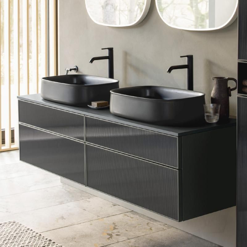 Duravit Zencha szafka pod 2 umywalki nablatowe z 4