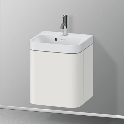 Duravit Happy D.2 Plus umywalka toaletowa z szafką pod umywalkę z 1 drzwiami HP4340O39390000