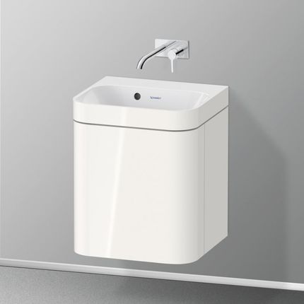 Duravit Happy D.2 Plus umywalka toaletowa z szafką pod umywalkę z 1 drzwiami HP4634N22220000