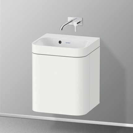 Duravit Happy D.2 Plus umywalka toaletowa z szafką pod umywalkę z 1 drzwiami HP4634N36360000