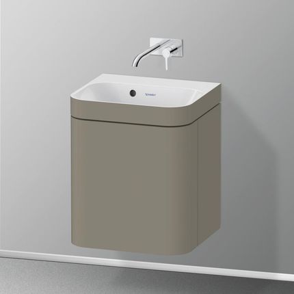 Duravit Happy D.2 Plus umywalka toaletowa z szafką pod umywalkę z 1 drzwiami HP4634N92920000