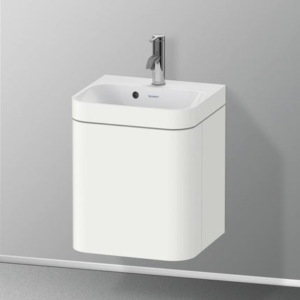 Duravit Happy D.2 Plus umywalka toaletowa z szafką pod umywalkę z 1 drzwiami HP4633O36360000