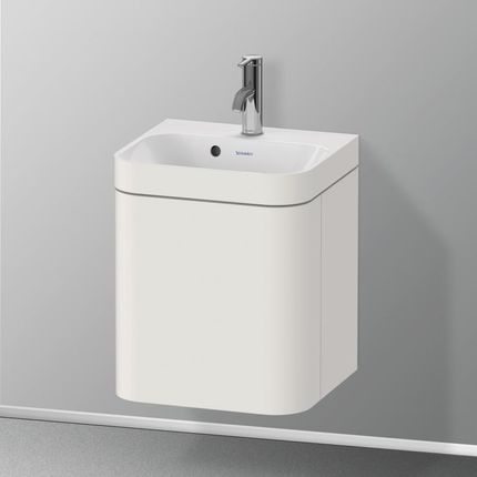 Duravit Happy D.2 Plus umywalka toaletowa z szafką pod umywalkę z 1 drzwiami HP4633O39390000