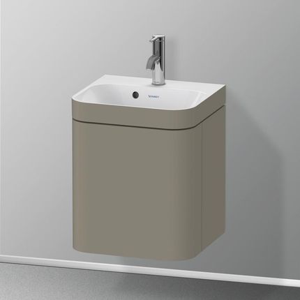 Duravit Happy D.2 Plus umywalka toaletowa z szafką pod umywalkę z 1 drzwiami HP4634O92920000