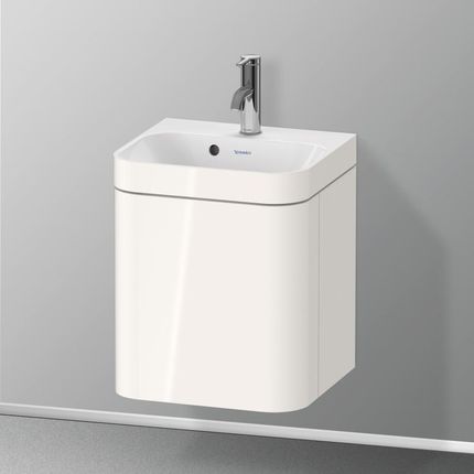 Duravit Happy D.2 Plus umywalka toaletowa z szafką pod umywalkę z 1 drzwiami HP4634O22220000