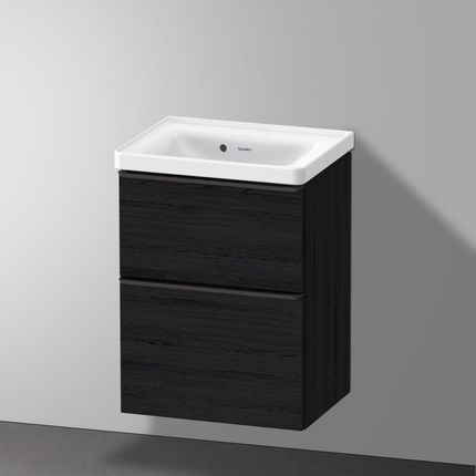 Duravit D-Neo umywalka toaletowa z szafką pod umywalkę z 2 szufladami 0742500060+DE4350016160000
