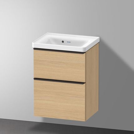 Duravit D-Neo umywalka toaletowa z szafką pod umywalkę z 2 szufladami 0742500060+DE4350030300000