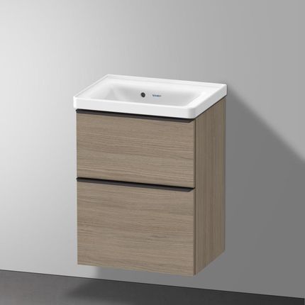 Duravit D-Neo umywalka toaletowa z szafką pod umywalkę z 2 szufladami 0742500060+DE4350035350000