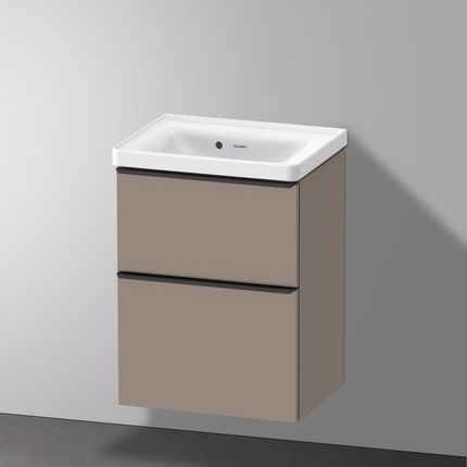 Duravit D-Neo umywalka toaletowa z szafką pod umywalkę z 2 szufladami 0742500060+DE4350043430000