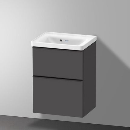 Duravit D-Neo umywalka toaletowa z szafką pod umywalkę z 2 szufladami 0742500060+DE4350049490000