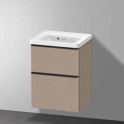 Duravit D-Neo umywalka toaletowa z szafką pod umywalkę z 2 szufladami 0742500060+DE4350075750000