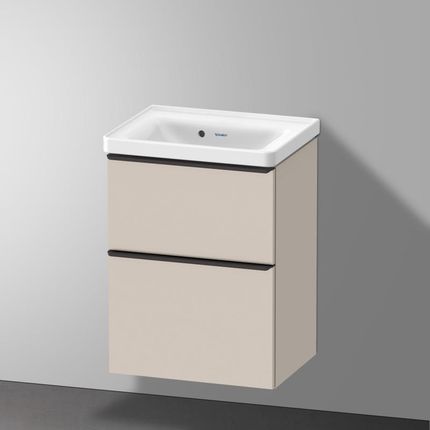 Duravit D-Neo umywalka toaletowa z szafką pod umywalkę z 2 szufladami 0742500060+DE4350091910000