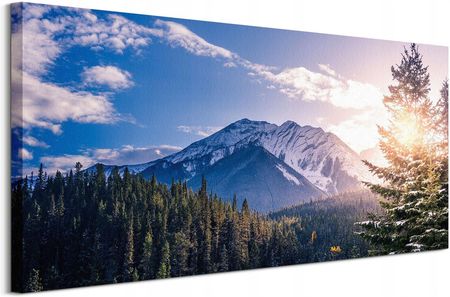 Pyramid International Obraz Na Płótnie Pejzaż Góry Banff Kanada 100X50Cm