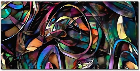 Coloray Obraz Szklany Na Ścianę Kolorowa Mozaika 100X50 Cm