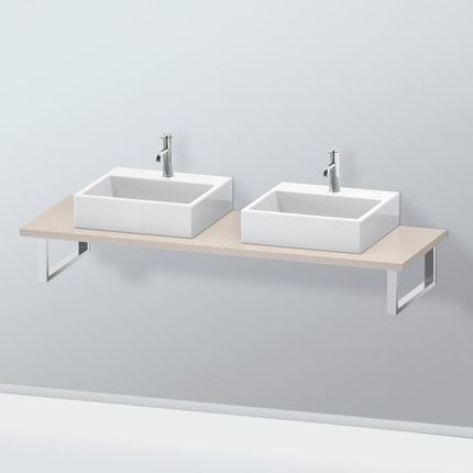 Duravit L Cube Konsola Na 2 Umywalki Nablatowe/Wpuszczane W Blat Lc107C09191 140