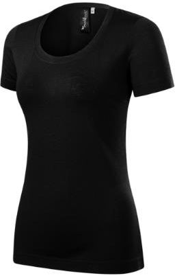 Malfini Merino Rise koszulka damski, czarna - Rozmiar:XL