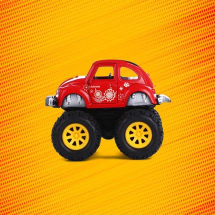 Toi-Toys Auto Terenowy Garbus Z Dużymi Kołami Monster Truck