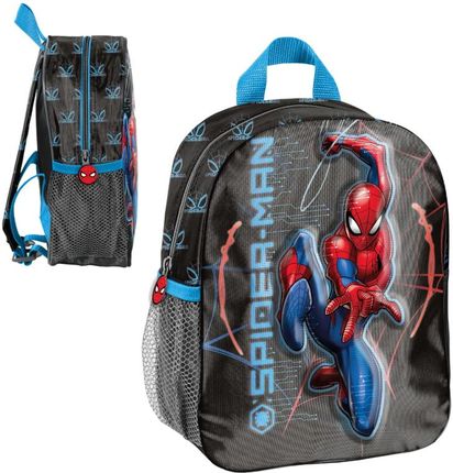 Paso Mały Plecak Przedszkolny Spider-Man 1 Komorowy Wypukły Nadruk 3D