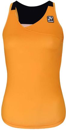 Holokolo Koszulka Kolarska Bez Rękawów Energy Lady Pomarańczowy Czarny