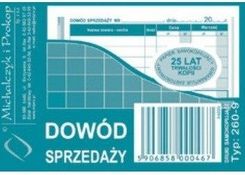 Michalczyk I Prokop 260 9 Dowód Sprzedaży A7 80 Kartek