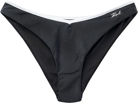 Damski Dół stroju kąpielowego Karl Lagerfeld Karl Dna Binding Bottoms 230W2203-999 – Czarny