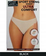 Zdjęcie GATTA Majtki - Sport String Windy Ultra k.:Black - Grodzisk Wielkopolski