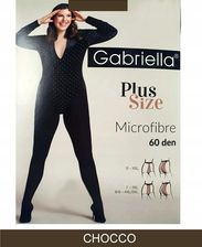 GABRIELLA MICRO 60 PLUS Rajstopy MF 6-XXL / Chocco