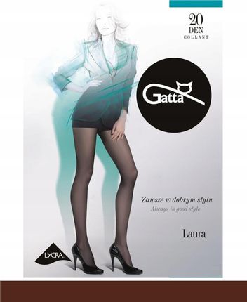 GATTA LAURA 20 Rajstopy damskie wz.00/5-XL/Moka