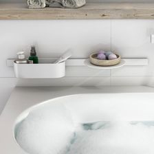 Zdjęcie Hansgrohe Wallstoris Drążek Ścienny Z Półką I Koszykiem 27966700 - Wodzisław Śląski