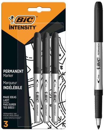 Bic Marker Czarny Intensity Permanent Fine 1.8Mm 3Szt.