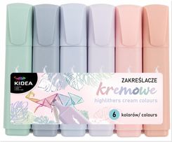 Zdjęcie Derform Kidea Zakreślacze Kremowe 6 Kolorów - Zielona Góra