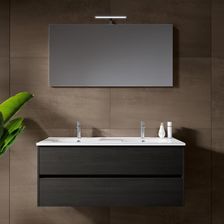 Riho Porto Wave Podwójna Umywalka Z Szafką I Lustrem Led F014012Dp5+W018010005+F014017Alu+204927
