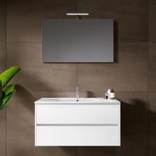 Riho Porto Square Umywalka Z Szafką I Lustrem Led F014009Dp0+W018005005+F0140116Alu+204927