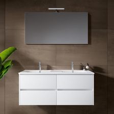 Riho Porto Wave Podwójna Umywalka Z Szafką I Lustrem Led F014011Dp0+W018010005+F014017Alu+204927