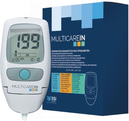 Bsi Multicarein Urządzenie Do Pomiaru Glukozy Glukometr Cholesterolu I Trójglicerydów