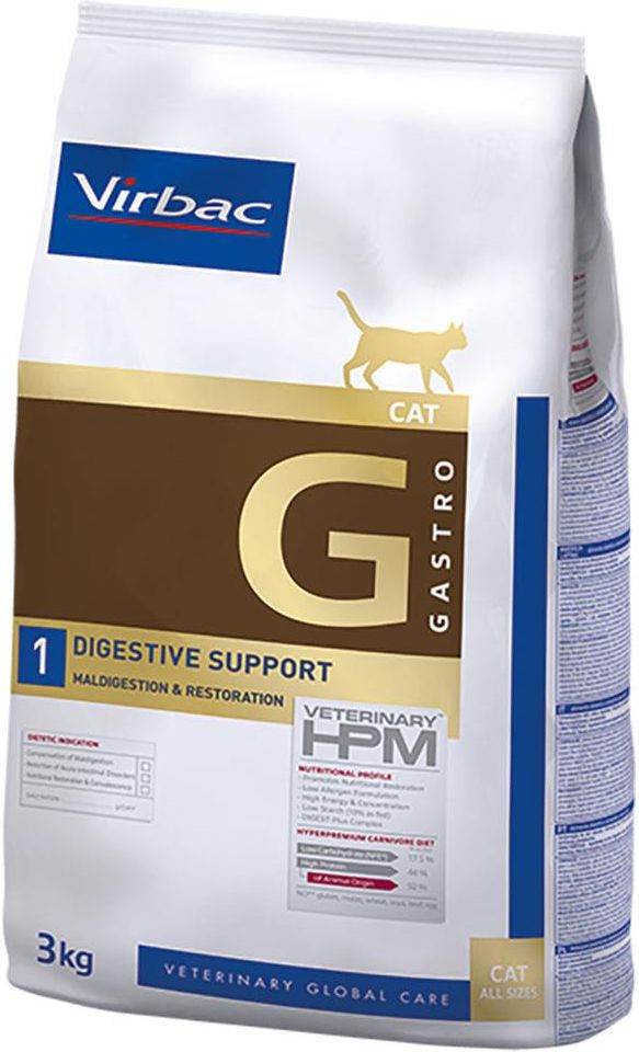 Karma Virbac Veterinary Hpm Cat Digestive Support G1 2x3kg Ceny i
