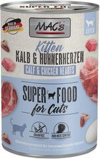 Mac´S Cat Karma Dla Kota Kitten Cielęcina I Serca Kurczęce 12x400g
