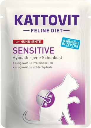 Kattovit Sensitive Saszetki Kurczak I Kaczka 12x85g