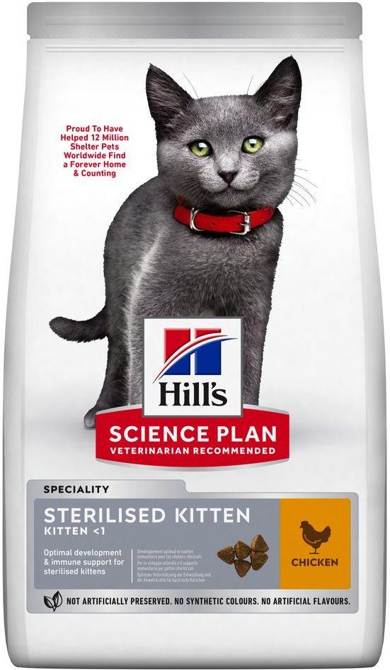 Karma Hill'S Science Plan Sterilised Kitten Kurczak 10kg Ceny i