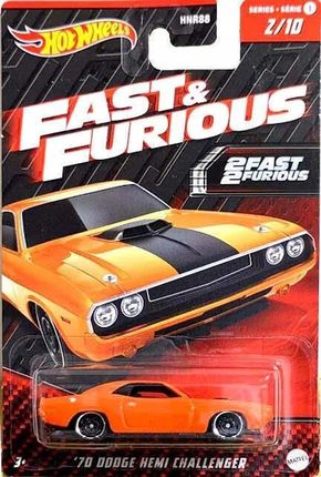 Hot Wheels Fast & Furious '70 Dodge Hemi Challenger HNR88 HNR92