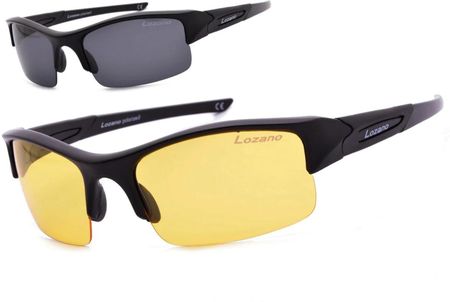 Okulary LOZANO dla kierowców rozjaśniające Polaryzacyjne wymienne szkła LZ-120A