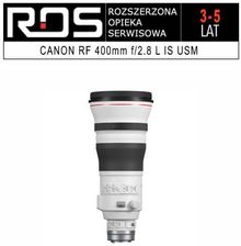 Zdjęcie Canon Rozszerzona Opieka Serwisowa Dla Rf 400 Mm F/2.8L Is Usm Na 5 Lat (SE5053C005AA5) - Szczecin