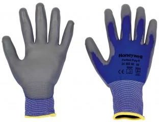 thumbnail image 2 of Honeywell Perfect Poly Black Work Gloves – 5 Pairs, Sizes 7-11, Protective Hand Gear 2 of 5
