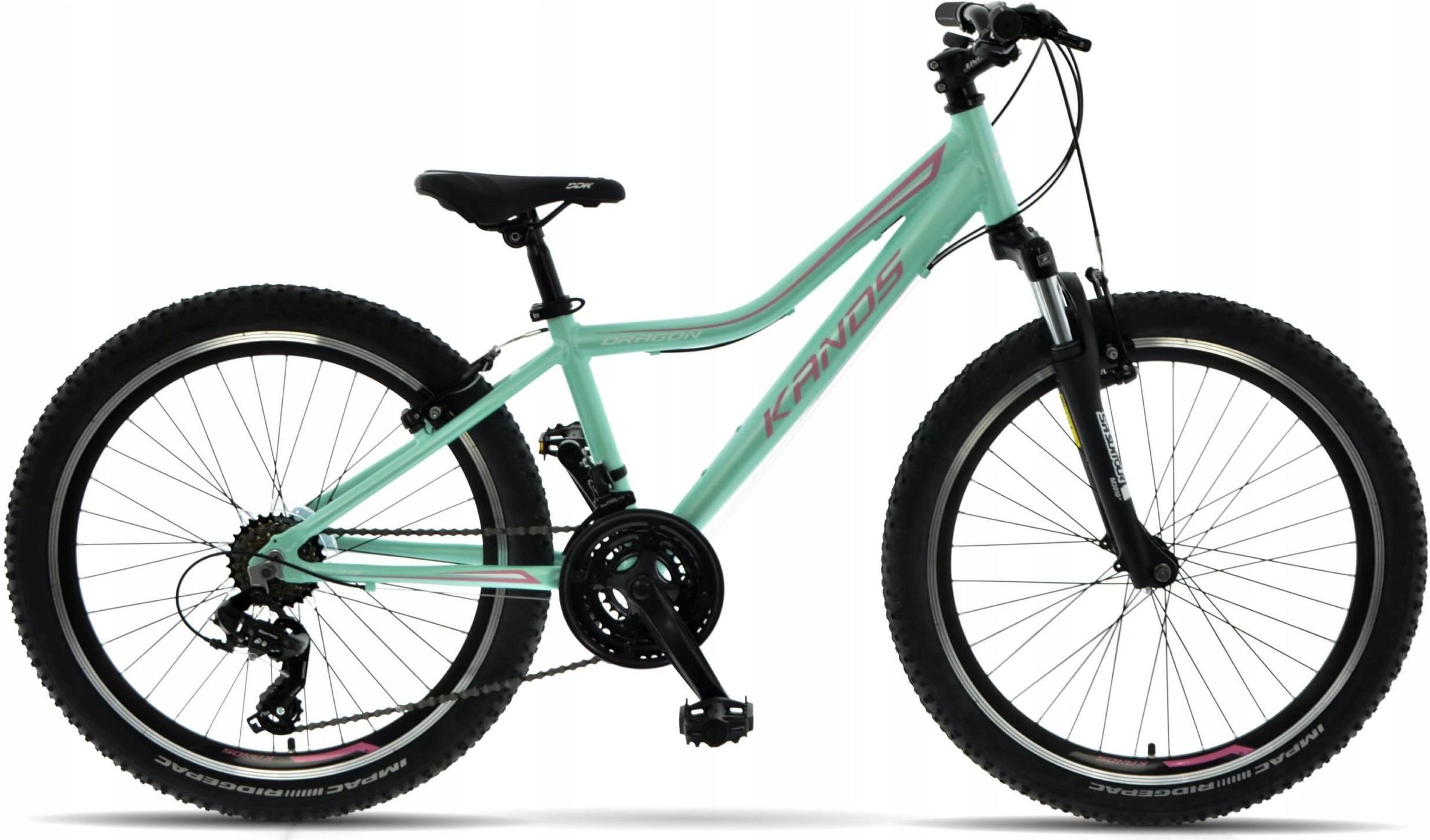 Kands Dragon Tourney Miętowo Różowy 24 2022 Rowery Górskie Dziecięce